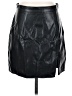 Unbranded Black Faux Leather Skirt Size L - photo 1