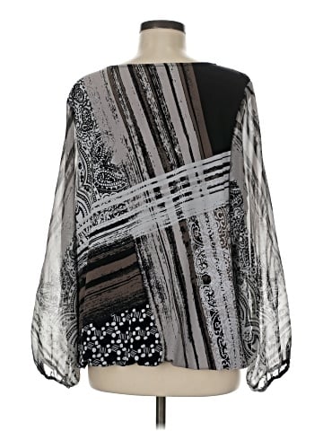 Alfani 3/4 Sleeve Blouse (view 2)