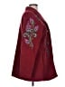 Bob Mackie 100% Polyester Burgundy Coat Size L - photo 4
