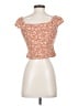 Rewind Orange Short Sleeve Top Size S - photo 2