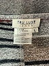 Tru Luxe Jeans Stripes Gray Poncho Size L - photo 7