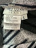 Tru Luxe Jeans Stripes Gray Poncho Size L - photo 8