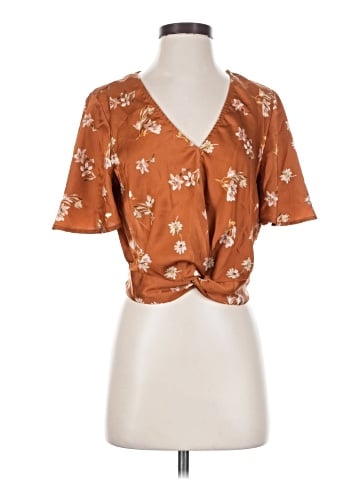 June & Hudson Short Sleeve Blouse (view 1)