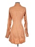 Missguided Tan 3/4 Sleeve Button-Down Shirt Size 2 - photo 2