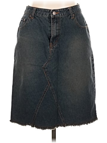 Squeeze Denim Skirt (view 1)