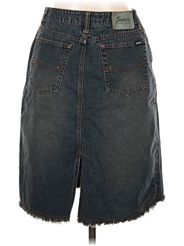 Squeeze Denim Skirt (view 2)