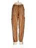 Unbranded Stripes Orange Cargo Pants Size L - photo 1
