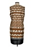 Mango Graphic Brown Casual Dress Size 4 - photo 2