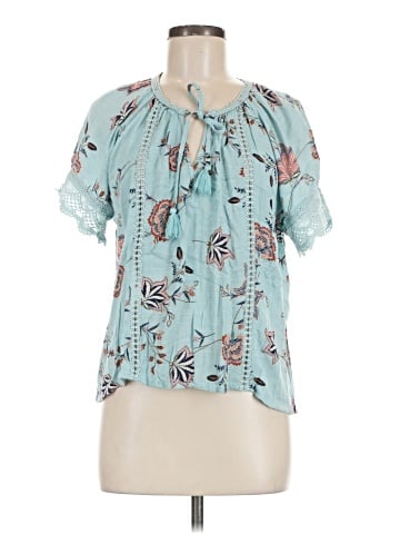 American Rag Cie Short Sleeve Blouse (view 1)