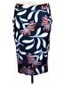 ELOQUII Print Blue Casual Skirt Size 16 Plus - photo 1