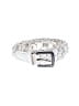 Unbranded 100% Leather Silver Leather Belt Size S - photo 1