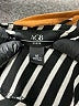 AGB Stripes Black Casual Dress Size M - photo 7