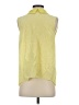 Ted Baker London 100% Polyester Yellow Sleeveless Blouse Size 2 (0) - photo 2