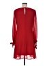 Neiman Marcus 100% Polyester Solid Red Casual Dress Size 8 - photo 2