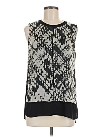 Vince. Sleeveless Silk Top (view 1)