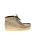 Clarks 100% Leather Tan Ankle Boots Size 8 - photo 1