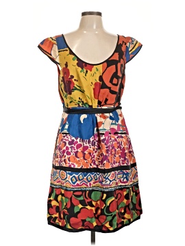 moulinette soeurs silk dress Moulinette Soeurs Silk Mini Dress Women's Size 2 Purple Floral Adjustable Strap