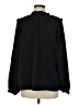 Knox Rose 100% Recycled Polyester Black Long Sleeve Blouse Size M - photo 2