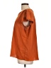 Allegra K 100% Polyester Orange Short Sleeve Top Size L - photo 5