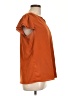 Allegra K 100% Polyester Orange Short Sleeve Top Size L - photo 4
