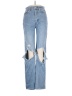 Wild Fable Hearts Blue Jeans Size 2 - photo 1