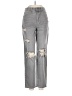 Wild Fable Graphic Gray Jeans Size 4 - photo 1