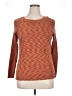 Relativity 100% Cotton Chevron-herringbone Orange Pullover Sweater Size 1X - photo 1