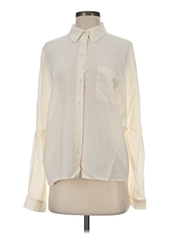 Jenni Kayne Long Sleeve Silk Top (view 1)