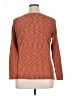Relativity 100% Cotton Chevron-herringbone Orange Pullover Sweater Size 1X - photo 2
