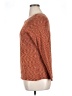Relativity 100% Cotton Chevron-herringbone Orange Pullover Sweater Size 1X - photo 5