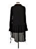 Aryeh 100% Polyester Solid Black Casual Dress Size L - photo 2