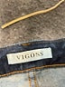 Vigoss Solid Blue Jeans Size 27 waist - photo 6