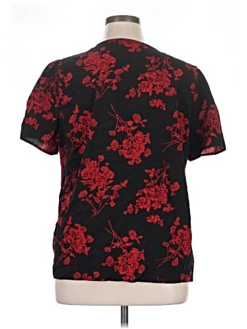 Shein Curve Short Sleeve Blouse (view 2)