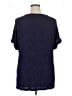 Apt. 9 Blue Short Sleeve Top Size 1X - photo 2