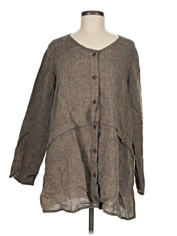 Flax 3/4 Sleeve Blouse (view 1)
