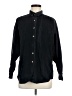 Eddie Bauer 100% Cotton Solid Black Long Sleeve Button-Down Shirt Size M - photo 1