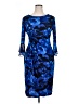 Connected Apparel Blue Cocktail Dress Size 14 - photo 1