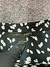 Cynthia Steffe 100% Polyester Animal Print Black Short Sleeve Blouse Size L - photo 7