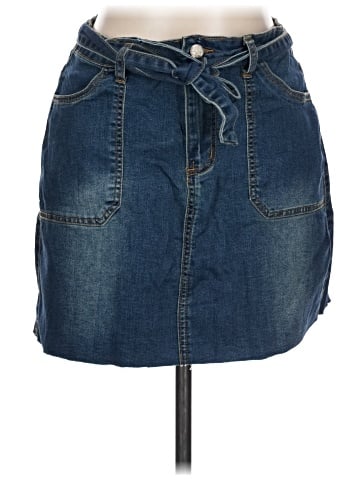 Newbury Kustom Denim Skirt (view 1)