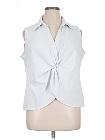 Calvin Klein Sleeveless Button-Down Shirt (view 1)
