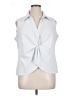 Calvin Klein Gray Sleeveless Button-Down Shirt Size 1X - photo 1