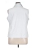 Calvin Klein Gray Sleeveless Button-Down Shirt Size 1X - photo 2
