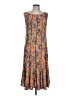 Forever Paisley Brown Casual Dress Size L (estimated) - photo 1