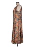 Forever Paisley Brown Casual Dress Size L (estimated) - photo 5