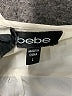 Bebe 100% Polyester Ivory Sleeveless Blouse Size L - photo 7
