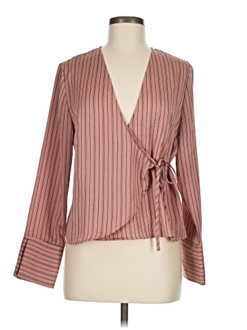 Topshop Long Sleeve Blouse (view 1)