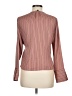 Topshop 100% Polyester Brown Long Sleeve Blouse Size 6 - photo 2