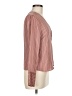 Topshop 100% Polyester Brown Long Sleeve Blouse Size 6 - photo 4