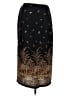 I.N. Studio 100% Polyester Print Black Casual Skirt Size M - photo 1