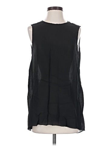 Vince. Sleeveless Silk Top (view 1)